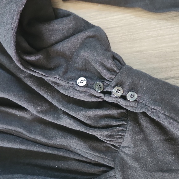 Vintage Y2k Diesel Deep V Corset Waist  Hooded Top - Picture 5 of 6